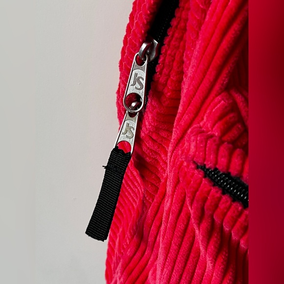 Jansport red cordauroy backpack - Picture 7 of 16